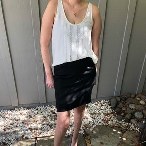 Joie ivory silk tank